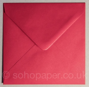 Scarlet Red Envelopes 130 x 130mm 100gsm